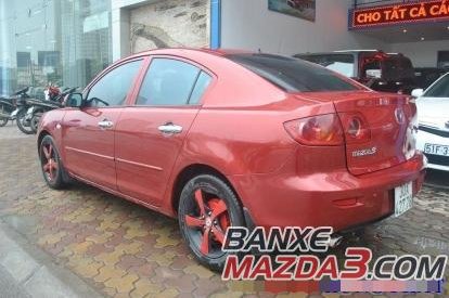 Bán Mazda 3 1.6AT sản xuất 2006, màu đỏ, số sàn