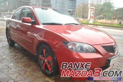 Bán Mazda 3 1.6AT sản xuất 2006, màu đỏ, số sàn