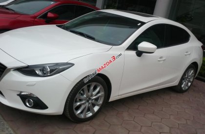 Bán xe Mazda 3 2.0 AT đời 2016, màu trắng giá cạnh tranh