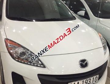Cần bán gấp Mazda 3 S năm 2014, màu trắng số tự động