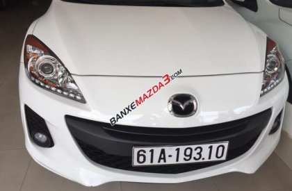 Cần bán gấp Mazda 3 S năm 2014, màu trắng số tự động