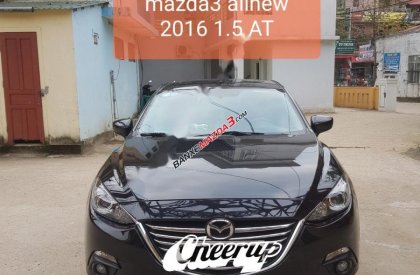 Bán Mazda 3 1.5 AT năm 2016, màu đen chính chủ, 605tr